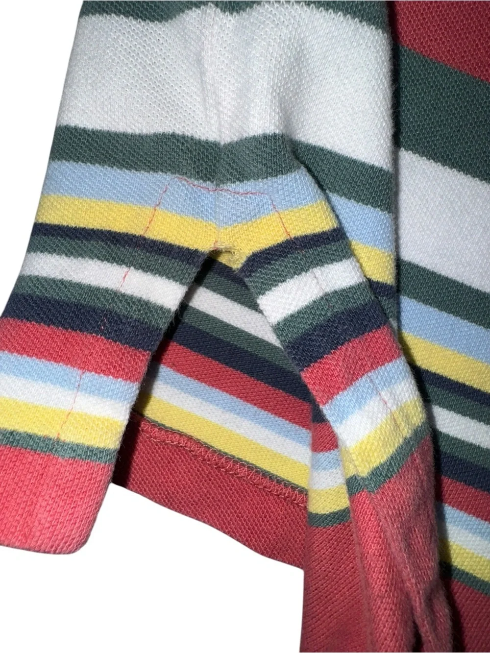 Vintage Polo Ralph Lauren Striped Polo Shirt Mens Small Multicolor 100% Cotton